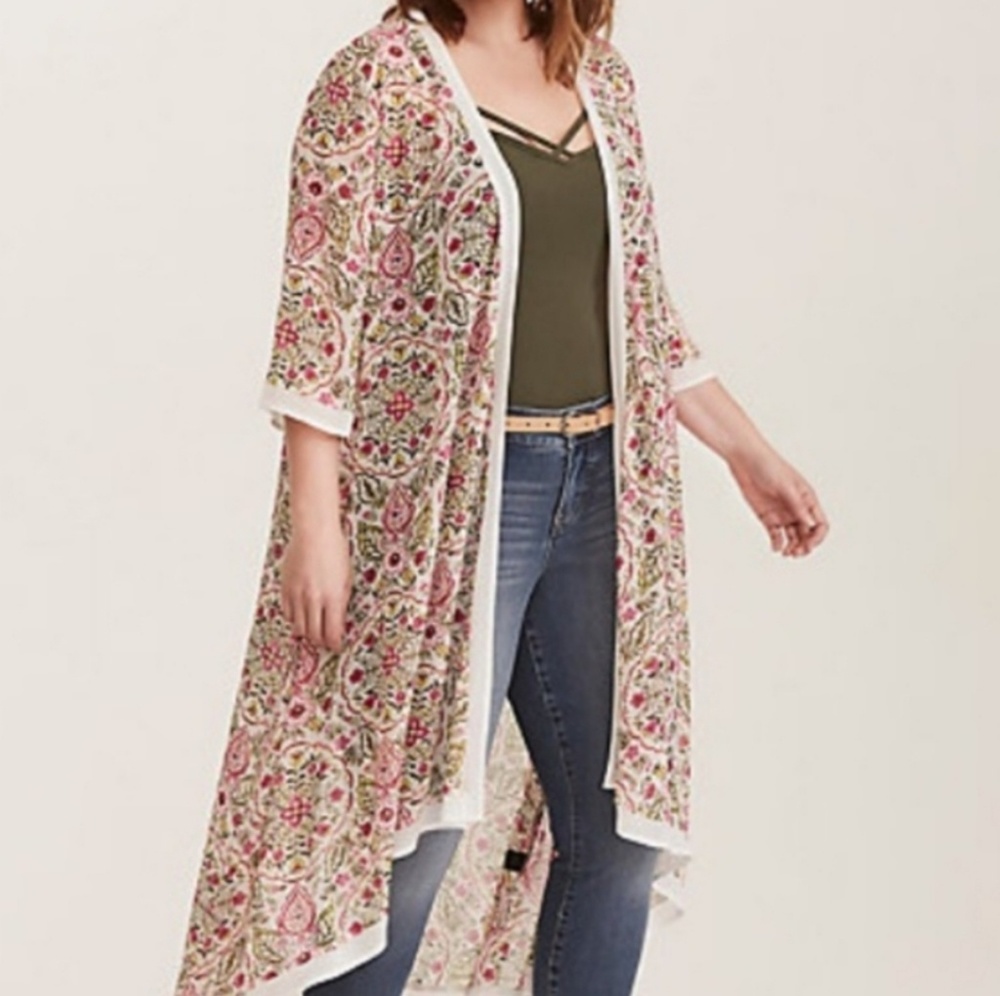 Torrid Long Kimono - Picture 1 of 5